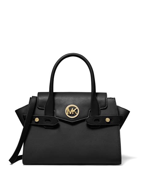 michael kors carmen tote|carmen medium metallic belted satchel.